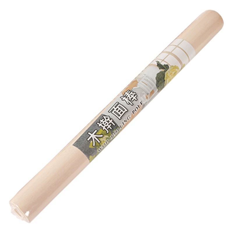 Оптовая Продажа с фабрики Скалка из цельного дерева Скалка Инструмент для выпечки нажимной штифт непродовольственная удлиненная деревянная Скалка