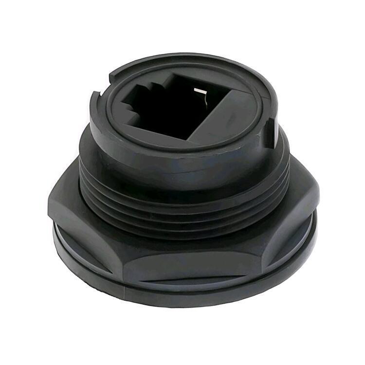 Supply wall type network interconnection device IP67 RJ45 waterproof connector RJS-5EPFFP-LC7002