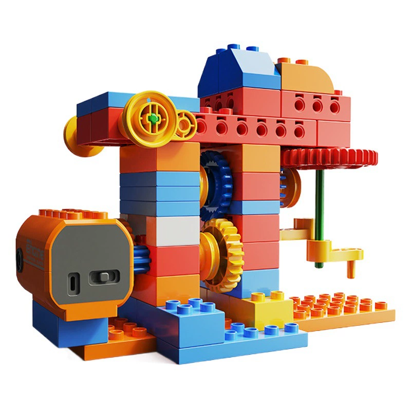 Научно-образовательные материалы для детского сада совместимы с крупными строительными блоками LEGO с дистанционным управлением, обучающие сборочные материалы для детей от 3 до 6 лет.