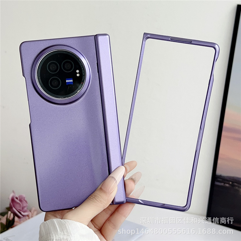 vivoxfold3 携帯電話ケース xfold3pro 中央軸つや消し肌の感触折りたたみオールインクルーシブ落下防止保護カバーに適しています。|undefined