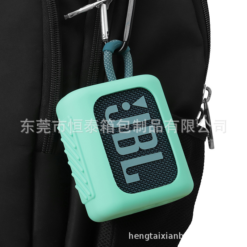 For JBL GO 3 Bluetooth speaker silicone case GO3 Bluetooth audio silicone case storage box carrying case