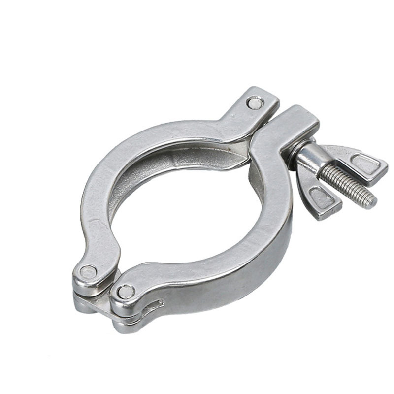 真空铝卡箍SS304不锈钢快装KF16抱箍25接头40卡盘50卡扣63管夹