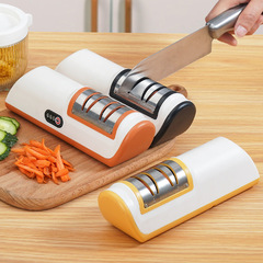 Manufacturer wholesale electric knife sharpener kitchen supplies whetstone rechargeable small fast knife sharpener