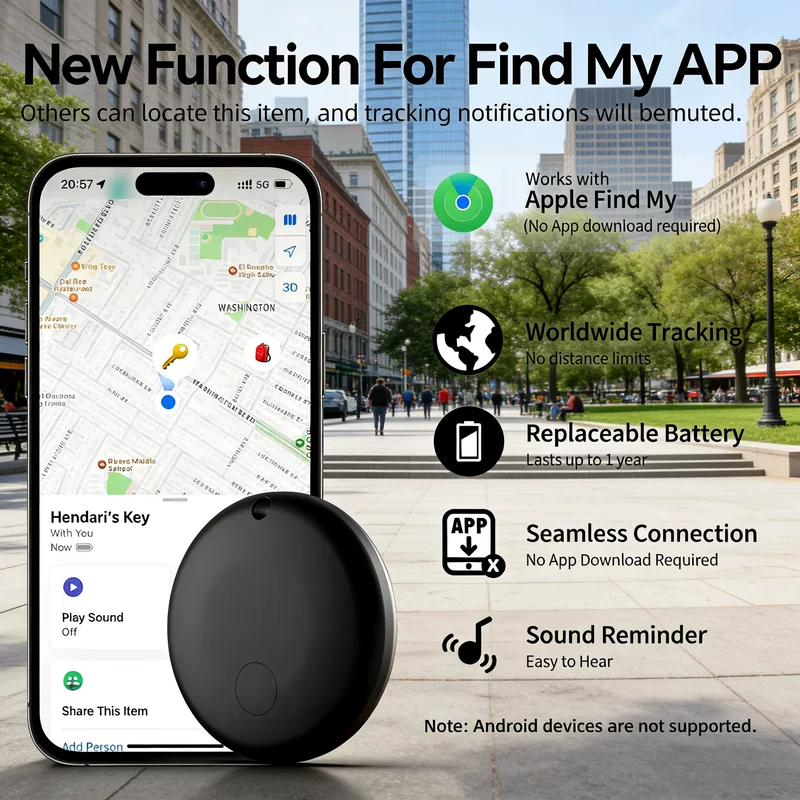 Популярный кросс-бортовой локатор AirTag поддерживает глобальный поиск Find My от Apple для предотвращения потери питомцев