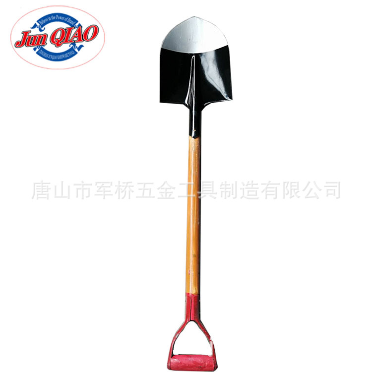 Fábrica al por mayor espesación de acero manganeso pala cuadrada pala pequeña pala de excavación de tierra agricultores usuarios de pala de mango de madera exterior