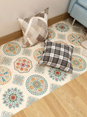 IYR7 Bathroom Self-Adhesive Floor Tiles to Conceal Discoloration, Kitchen Floor Tiles Renovation Transformation Waterproof Wallpaper Durable Tiles