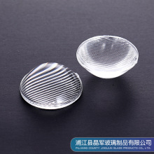 厂家直营直径50mm高21mm平凸透镜光学高硼硅玻璃车灯LED透镜射灯