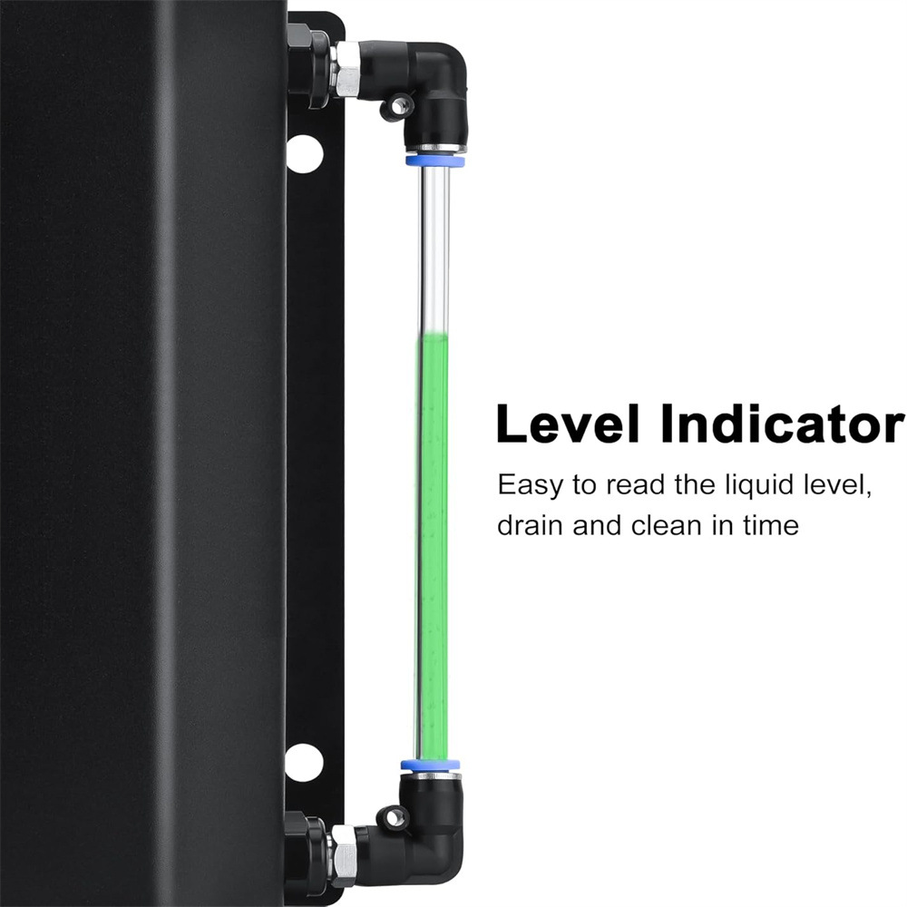 Ebay Amazon Hot Selling Car Modification Accessories Square Type Breathable Oil Pot Modification 1L 2L Fuel Tank Universal Car