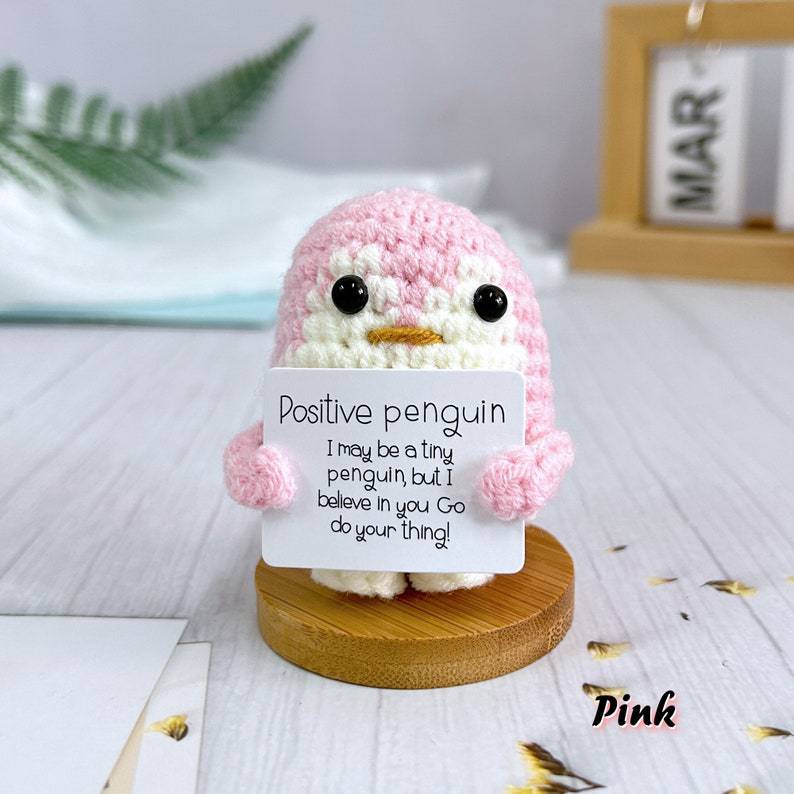 【완제품】핑크 펭귄