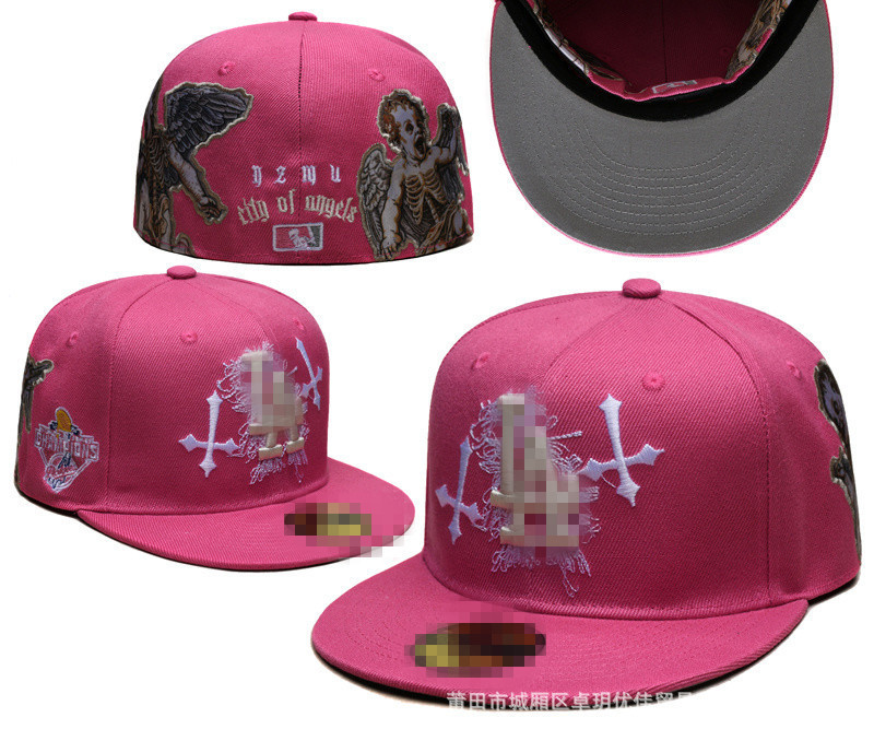 新款L-A N-Y棒球帽字母刺绣嘻哈帽尺寸帽时尚帽子Fitted cap T-38|undefined