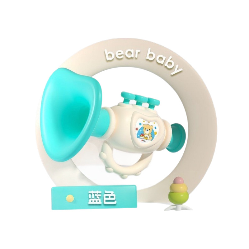 Small Trumpet Children's Toy Baby Blow Music Blow Instrument Blow Instrument Harmonica Mini Whistle Whistle Whistle