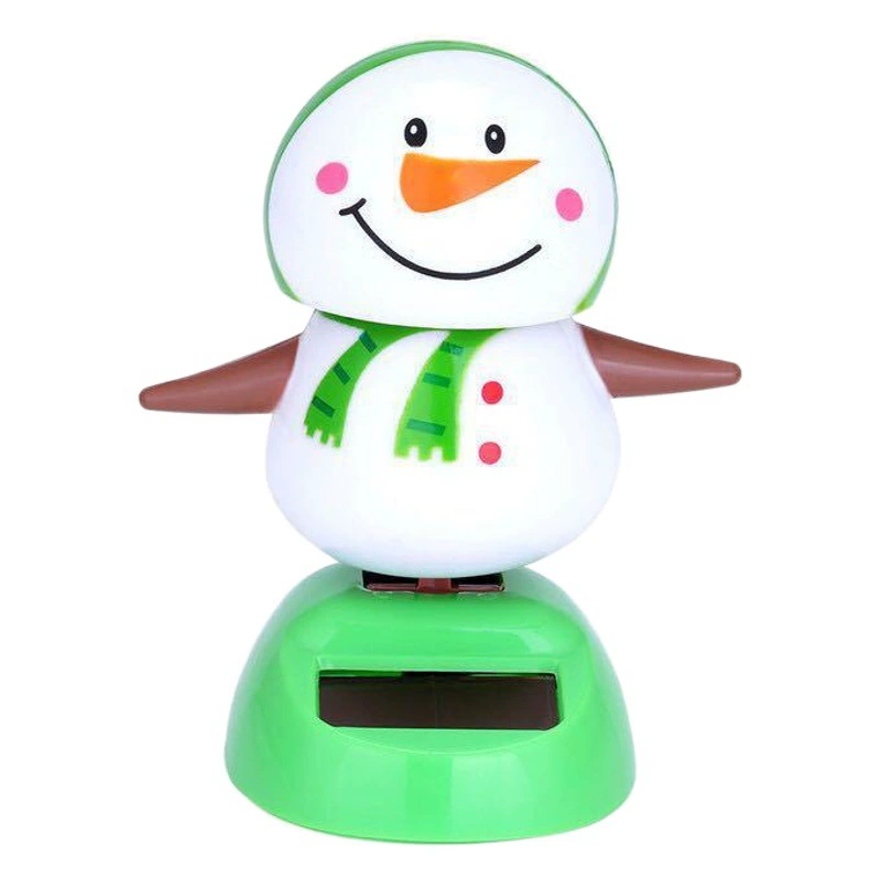 Креативная Солнечная качели кукла качает головой Рождественский подарок Автомобильные украшения мультфильм подарок детям пересечь границу