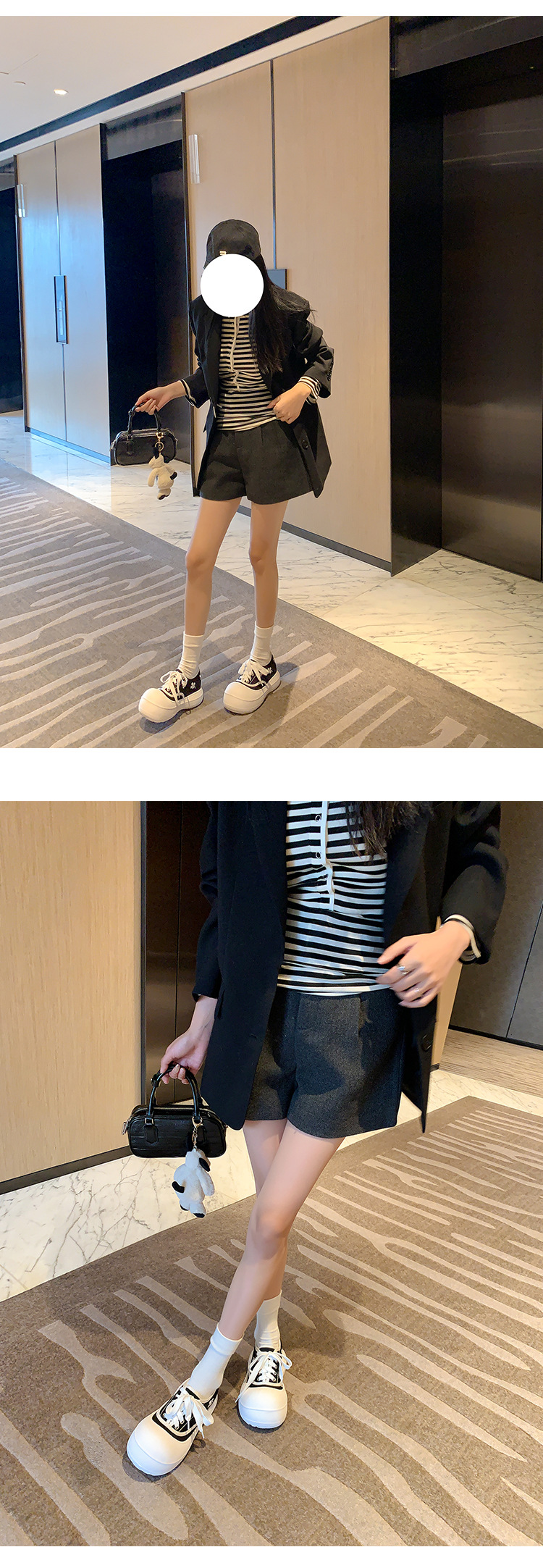 Giày sneaker nữ chunky đế dày thêu hoa mùa xuân 2026 — màu đen, màu vàng, màu đỏ chi tiết 14