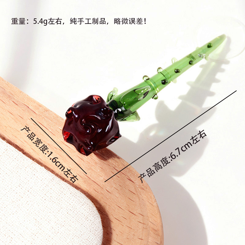 Zibo vidrio artesanía ornamentos maceta de vidrio verde flores regalos de diciembre decoración de oficina image 24