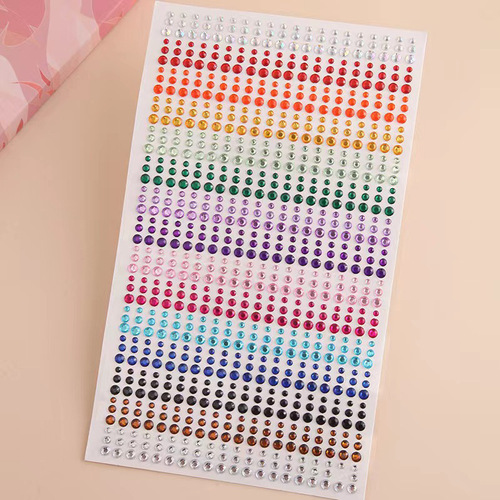 Amazon DIY children's eye diamond stickers face eyebrow diamond stickers acrylic masquerade diamond stickers