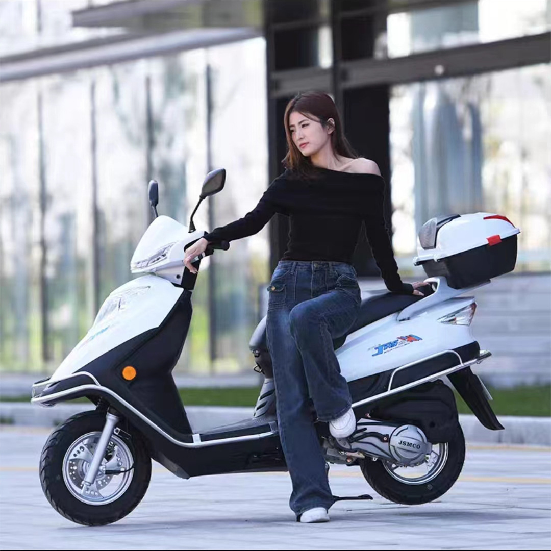 Yuzuan Motorcycle Can Be Registered as a Fuel-Powered Scooter, National Iv Electronic Injection 125Cc Air-Cooled Fuel-Saving Street Bike for Takeout