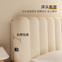 床头靠垫软包靠背床靠背垫无床头靠榻榻米新款床头大靠背改造神器