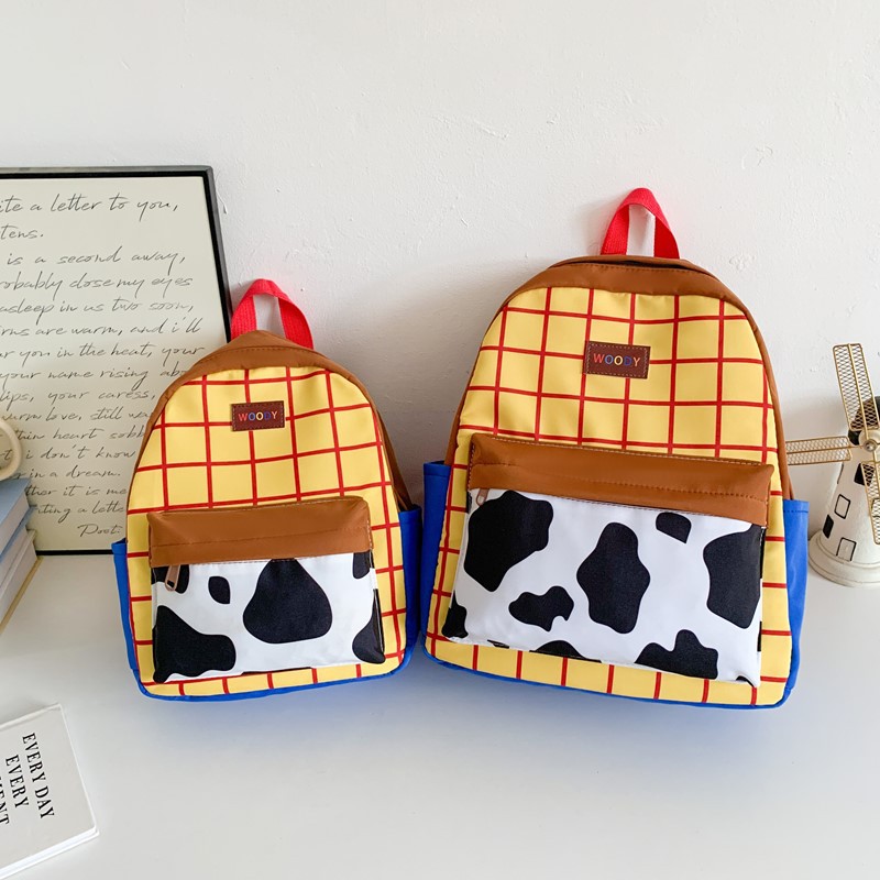 Nuevo patrón de tendencia jardín de infantes mochila para niños de clase pequeña, niños y niñas de 4 - 6 años de edad, mochila ligera para reducir la carga
