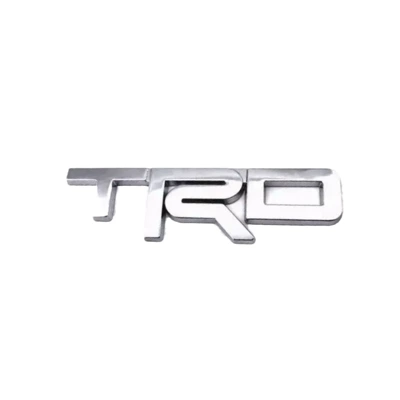 Suitable for Toyota Reiz Camry Trd Car Personalized Asian Dragon Trd Car Sticker Emblem Modification Metal Emblem (Other Automotive Exterior Supplies) - trd-all-silver