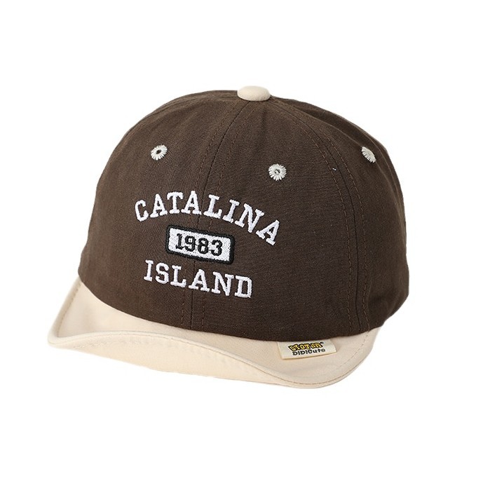 Sombrero de bebé primavera y otoño delgado sombrero de pato estilo coreano universal para niños y niñas sombrero de béisbol de brida suave marea de sombrero de verano