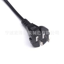 生产厂家供应国标两芯10A工具插头 中标直头电源插头线2米电源线
