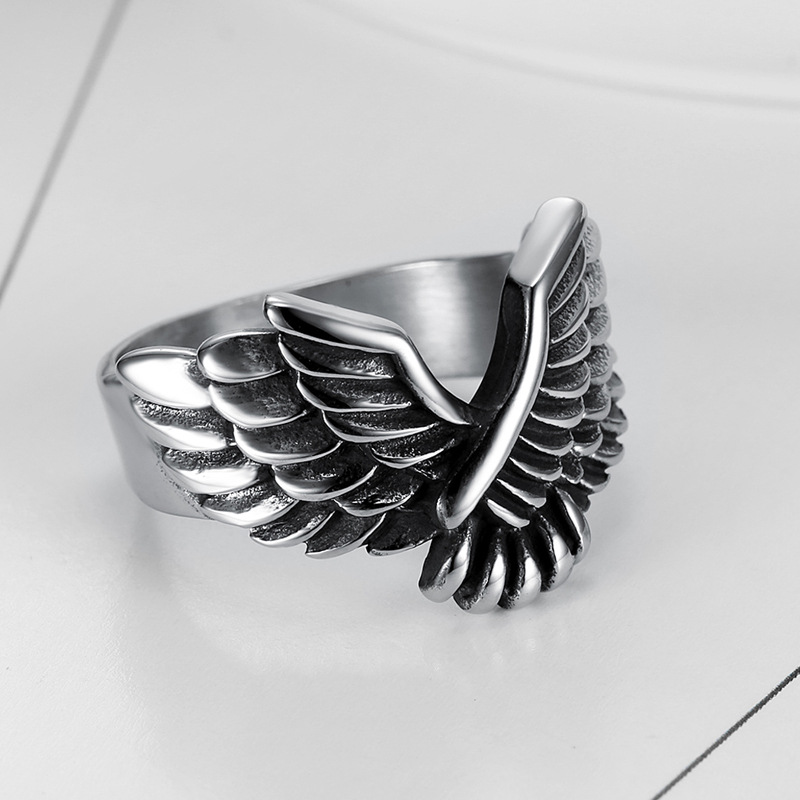 Rings Classification Retro Eagle Stainless Steel Men's Rings