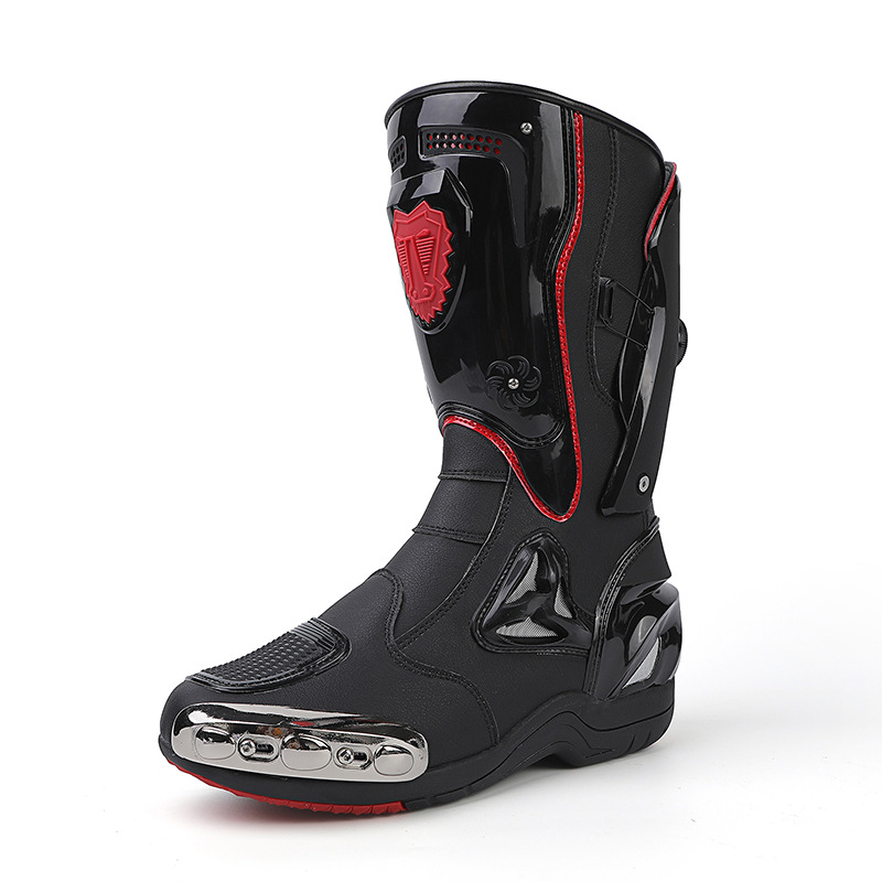 Nuevos zapatos de motocicleta para hombres y mujeres, zapatos de motocicleta para hombres, jinetes de cuatro estaciones, botas de motocicleta, botas de carreras