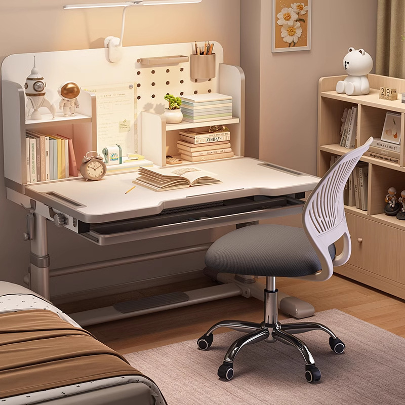 Children's Learning Chair Home Adjustable Lifting Student Seat Correcting Sitting Posture Special Backrest Chair Desk Writing Chair