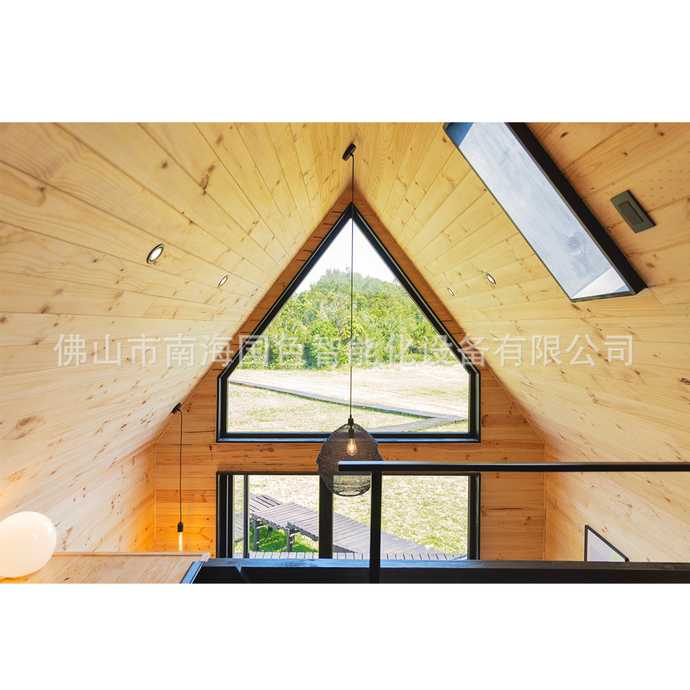 Casa de juntas móvil de villa integrada de acero ligero, casa de contenedores, casa de remolque, cápsula espacial, casa de familia, casa de sol