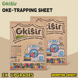 Cross-Border 10 Color-Absorbing Sheets to Prevent Dyeing of Clothes, Color-Absorbing Paper to Prevent Color Mixing, Laundry Sheets, Washing Machine Color Master Sheets