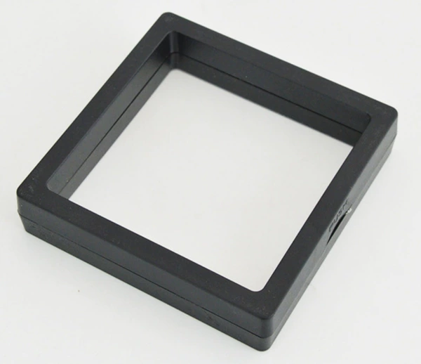Black transparent gift box