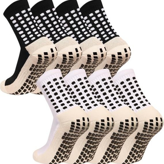 Zhejiang Factory Men's Grip-Enhancing Football Socks, Non-Slip Sports Socks, Non-Slip Football and Basketball Socks with Grip Pads