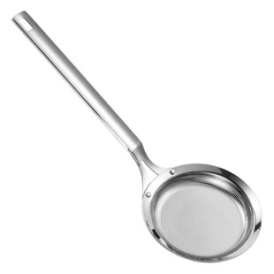 New 304 Stainless Steel Mesh Oil Drain Grid Household Oil Strainer Restaurant Grease Filter Mesh Kitchen Tools Oil Strainer Spoon