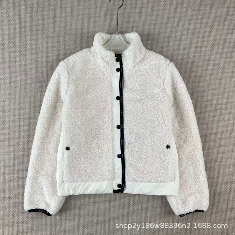 2026 Autumn New Teddy Patchwork Diamond Quilted Fashionable Women's Cardigan Jacket Coat 2026 Autumn New Teddy Patchwork Diamond Quilted Fashionable Women's Cardigan Jacket Coat