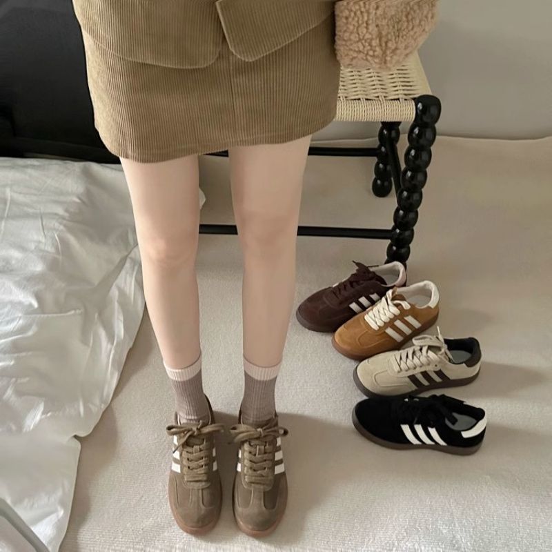Suede GAT shoes flat