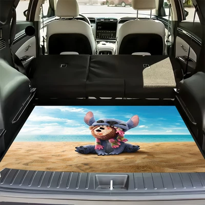 Temu Labeling Cartoon Zootopia Trunk Mat: Avtomobil döşəmə paspasları - zy-zootopia-trunk-mat-6-75100cm-crystal-velvet