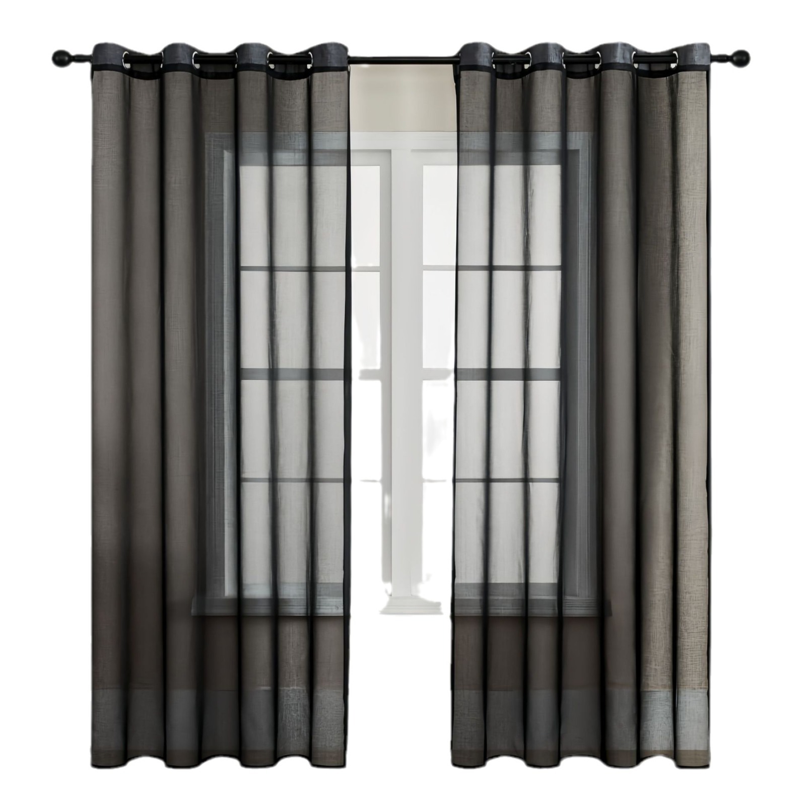 Ventanas transparentes de color sólido Dorry Twill cortinas de lona de dormitorio ventanas flotantes de balcón Amazon comercio exterior productos terminados ventanas al por mayor