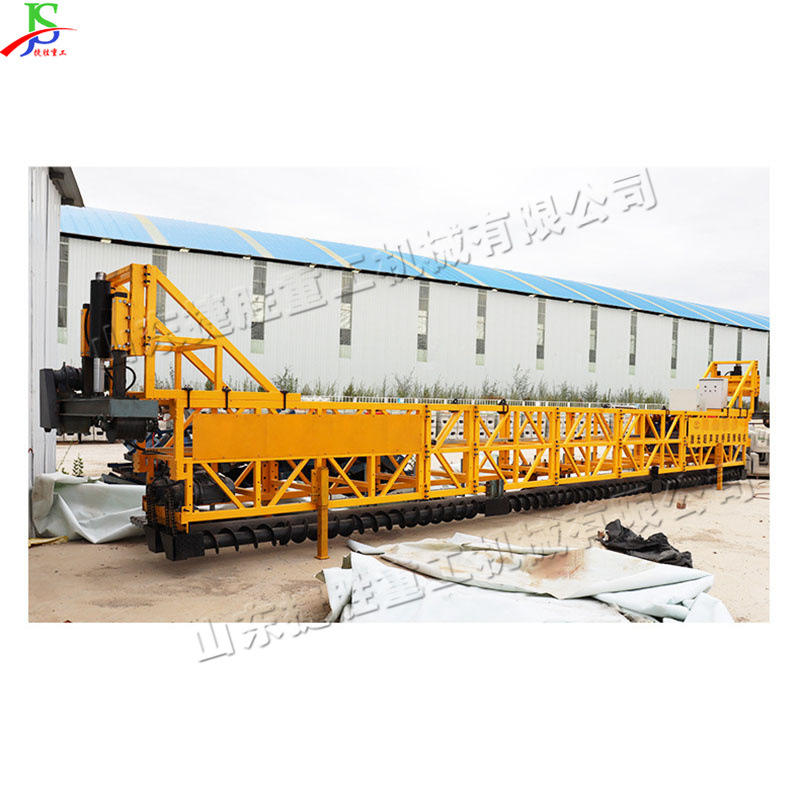 激光超声波桥面摊铺机 混凝土路面平地机 衍架式框架结构铺平机