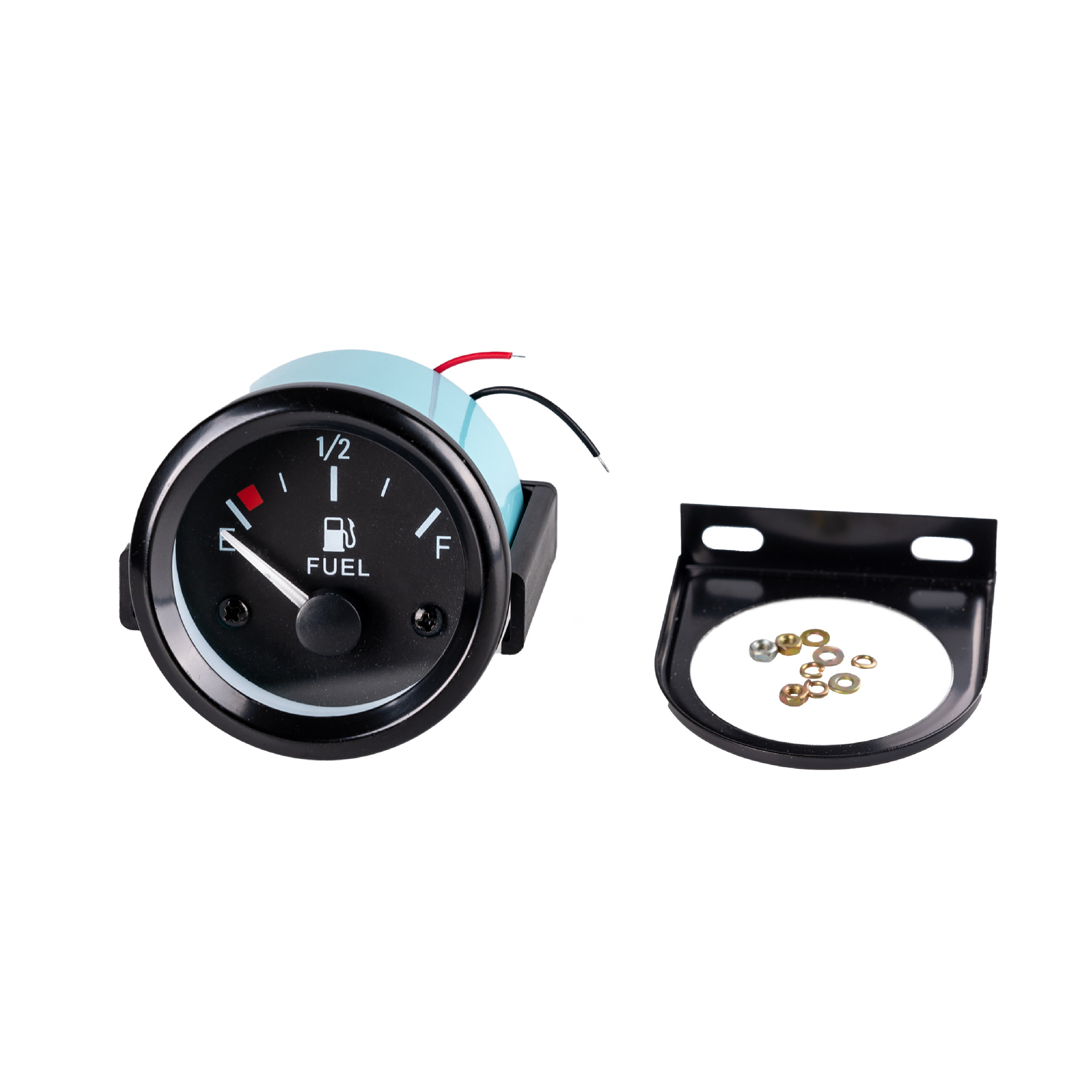 Cross-Border Hot-Selling Car Modification 12V Universal 52mm Fuel Gauge Indicator Light Fuel Level Meter