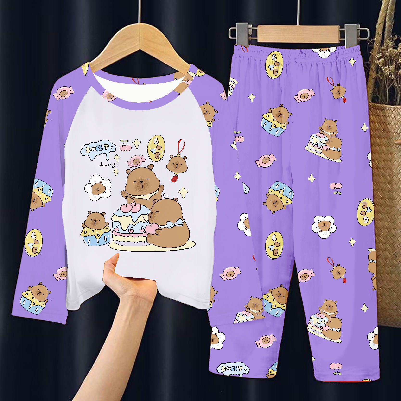 LL long set purple rat
