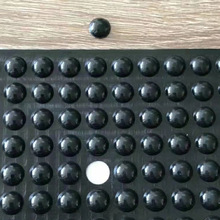 黑色防撞半球形硅胶垫自粘家具脚垫橡胶玻璃胶防夹颗粒胶贴