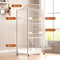 Large-sized Luxury Villa Breeding Cage for Cockatiels, Budgies, and Zebra Finches — Perfect for Home Use