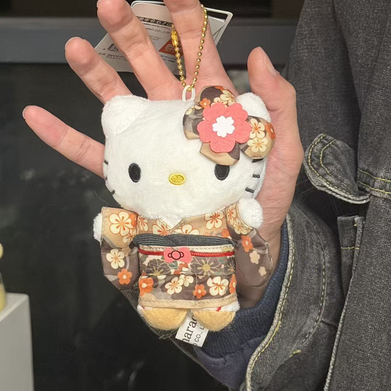 Amor hellokitty muñeca colgante llavero colgante bolsas de regalo bolsas de peluche lindo muñeca colgante lindo