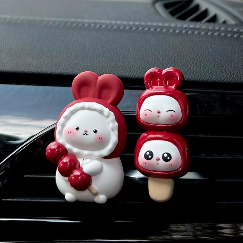 メーカー卸売車のアロマセラピーかわいい漫画シュガーハンリウトゥトゥ手描きディフューザーストーン車の中央制御空気出口クリップ|undefined