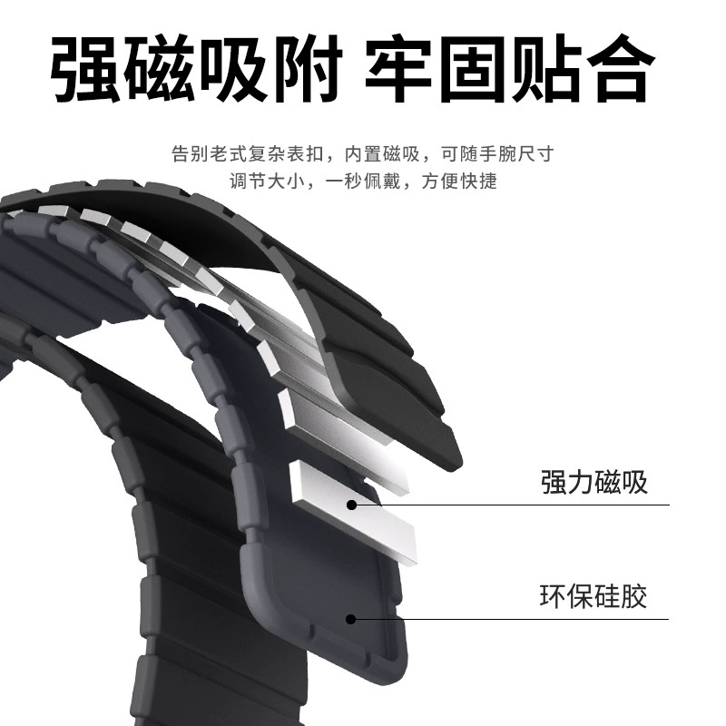 Huawei, compatible silicone watch strap, bracelet pro, 3