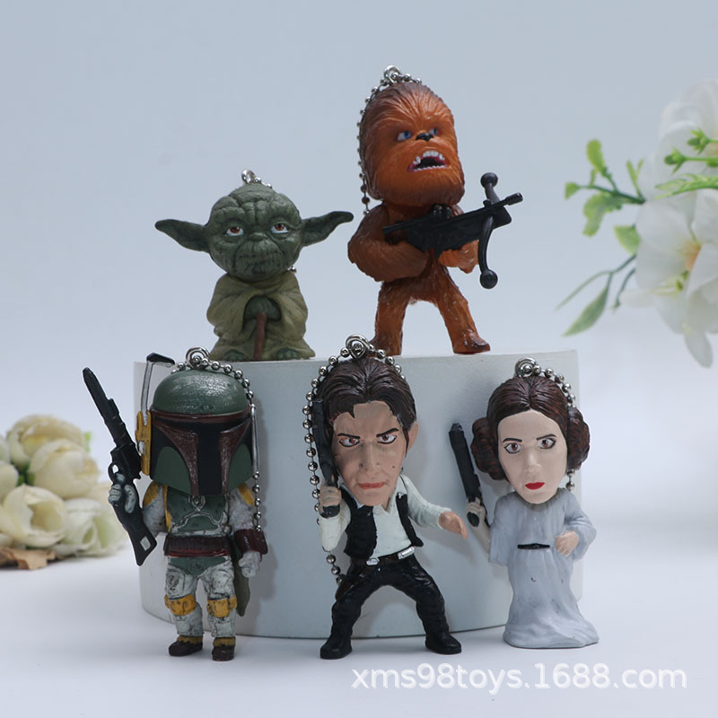 5 Q-Version Star Wars Boba Fett, the Mandalorian, Baby Yoda Toy Models, Doll Machine Gashapon Figurines, Display Pieces 5 Q-Version Star Wars Boba Fett, the Mandalorian, Baby Yoda Toy Models, Doll Machine Gashapon Figurines, Display Pieces