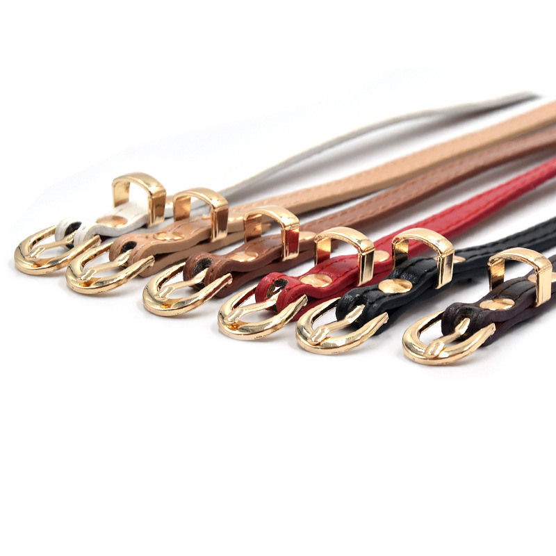 Primavera y verano nuevos niños cinturón Delgado moda simple todo partido vestido ropa a juego cinturón sombrero de paja cinturón pequeño