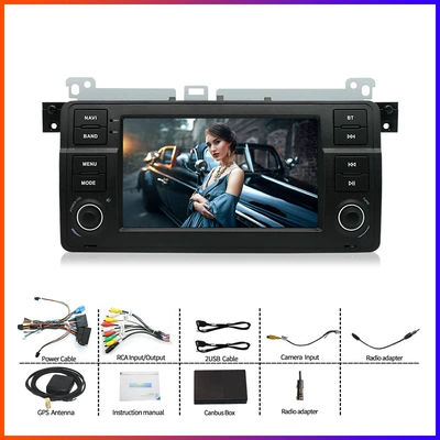 Suitable for BMW mini car DVD Navigation - 98-05-model-bmw-e-46-7inch-bq20-official-standard-configuration-264g