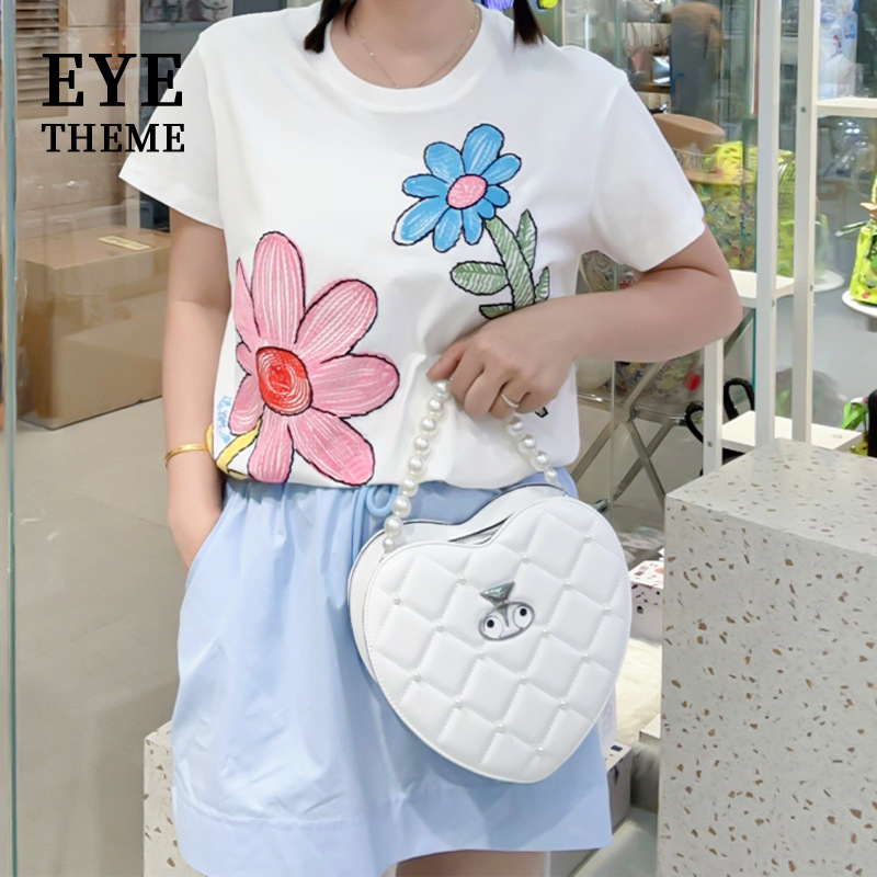 Bolso de mujer bordado estilo diamante perla noble bolso de dama cadena estilo bolso de cinturón 2774 #