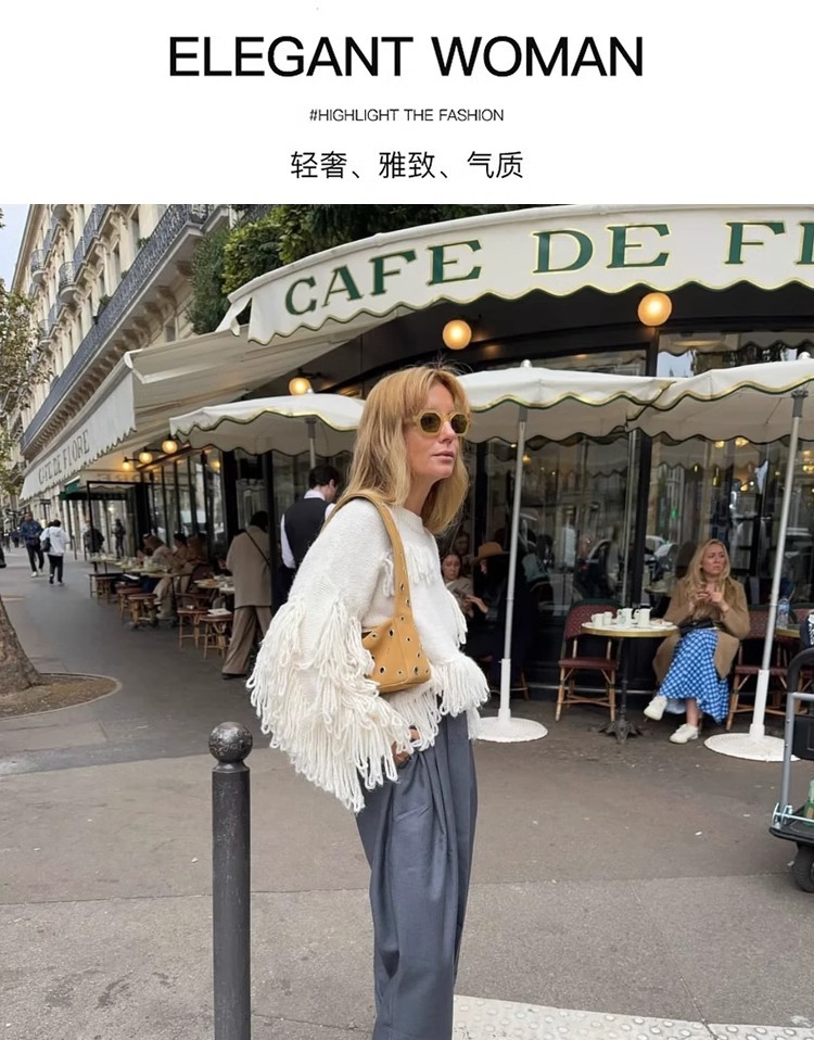 European and American fashion design sense, niche rivet underarm bag for women, 2025 new autumn and winter handbag, single-shoulder motorcycle bag for women full figure